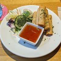 Spring rolls at Green Flamingo in Innsbruck