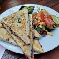 quesadillas at Green Flamingo in Innsbruck