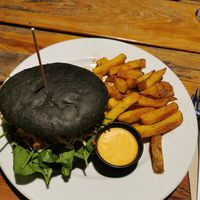 Hellfire burger at Green Flamingo in Innsbruck