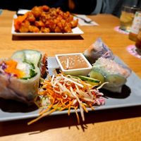 summer rolls at Green Flamingo in Innsbruck