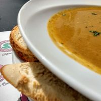 Super healthy soup at Green Flamingo in Innsbruck