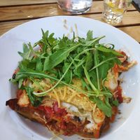Lasagna at Green Flamingo in Innsbruck