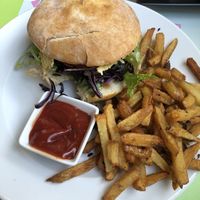 Flamingo Burger at Green Flamingo in Innsbruck