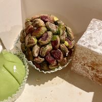 Left: marzipan, right was jasmine flavour. Rest I forgot, but gooddd    at Delices des Tunis in Toulouse