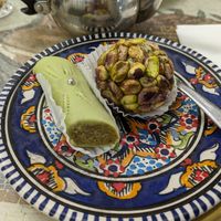 Pistacho marzipan at Delices des Tunis in Toulouse