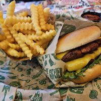 'Green London' (menu with fries & drink: 185SEK) + extra patty (47SEK) at Bastard Burgers - Hamngatan in Stockholm