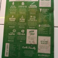 Menu at Bastard Burgers - Hamngatan in Stockholm