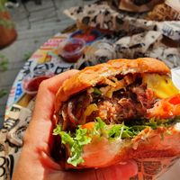 Beyond Los Angeles burger at Bastard Burgers - Hamngatan in Stockholm