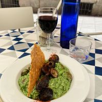 Green risotto at VEGA - Alamo in Madrid