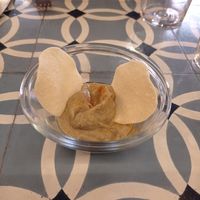 Menú del día: mutabal de berenjenas at VEGA - Alamo in Madrid