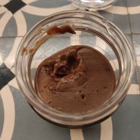 Natillas de chocolate del menú at VEGA - Alamo in Madrid