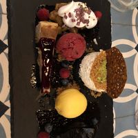 All deserts tasting plate   at VEGA - Alamo in Madrid