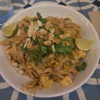 Pad thai (bad lighting) at VEGA - Alamo in Madrid