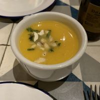  Pumpkin soup  at VEGA - Alamo in Madrid