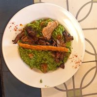 Risotto verde at VEGA - Alamo in Madrid