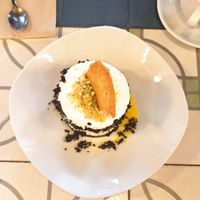 Tarta de zanahoria y cerveza negra at VEGA - Alamo in Madrid