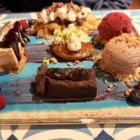 All desserts in one plate  at VEGA - Alamo in Madrid