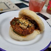 Falafel coreano at VEGA - Alamo in Madrid