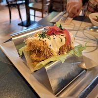 Calamares (goût et texture plutôt de poisson) at VEGA - Alamo in Madrid