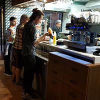 Friendly Staff in action!  at VEGA - Alamo in Madrid