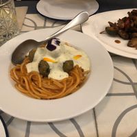 Pasta - mint yogurt at VEGA - Alamo in Madrid