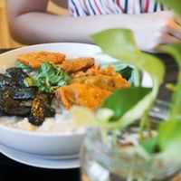  fish porridge  at JanxDen Greenlife Cafe in Penang