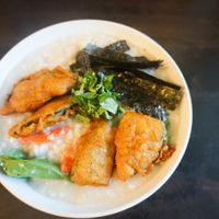  fish porridge  at JanxDen Greenlife Cafe in Penang