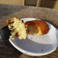 vegan cheeze croquettes at Gewoon.Anders in Ghent