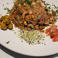 Fried rice at Le Café de Chavannes in Chavannes-pres-renens