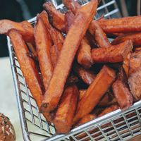 Sweet potato fries at Burger Village in San Luis Obispo