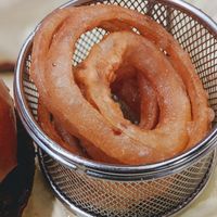 Onion rings at Burger Village in San Luis Obispo