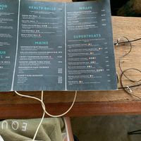 menu 2 at Superfood Health Restaurant in Canggu