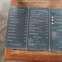 menu 3 at Superfood Health Restaurant in Canggu