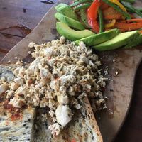 Tofu scramble- really tasty at Superfood Health Restaurant in Canggu