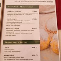 Vegan menu 1 at Walzer Etterem es Panzio in Velence