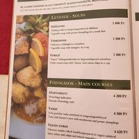 Vegan menu 2 at Walzer Etterem es Panzio in Velence