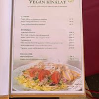 menu at Walzer Etterem es Panzio in Velence