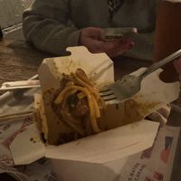 Better look at the chicken in the noodles - basically nuggets  at BrewDog in Birmingham