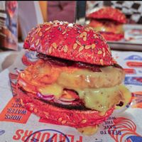 Amazing burger. Love the deals they offer too and you can't go wrong with a pink bun at BrewDog in Birmingham