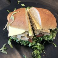 Half turkey sub w/ the works  at How Delish HD in West Orange