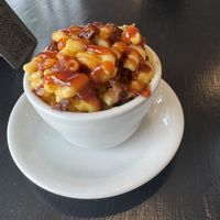 Macaroni and cheese with BBQ sauce and bacon   at How Delish HD in West Orange