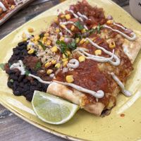 Vegan enchilada  at Hecho en Mexico in Brighton