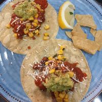 Chilli con carne tacos $5 each at Hecho en Mexico in Yarraville