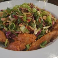 Thai Bowl with mandarin 🍊s at SunCafe in Studio City