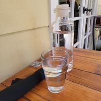 Water at SunCafe in Studio City
