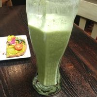 Green juice at SunCafe in Studio City