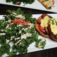 Vegan Hollandaise toast at SunCafe in Studio City