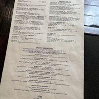 Menu page two  at SunCafe in Studio City