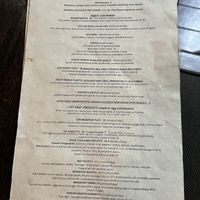 Menu page four   at SunCafe in Studio City