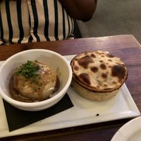 Chicken pot pie and mashed potatoes   at SunCafe in Studio City